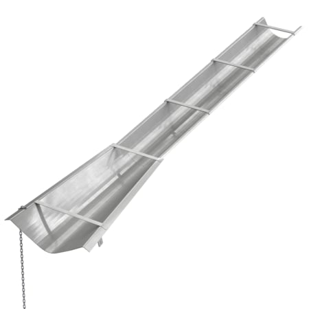 Bon Tool Bon 12-814 Conc Chute, Flared End, Aluminum 12 Foot 12-814